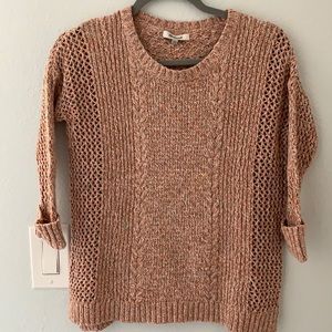 Madewell 3/4 sleeve knit sweater